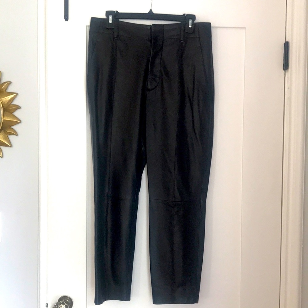 Vince Leather Pants (mint)